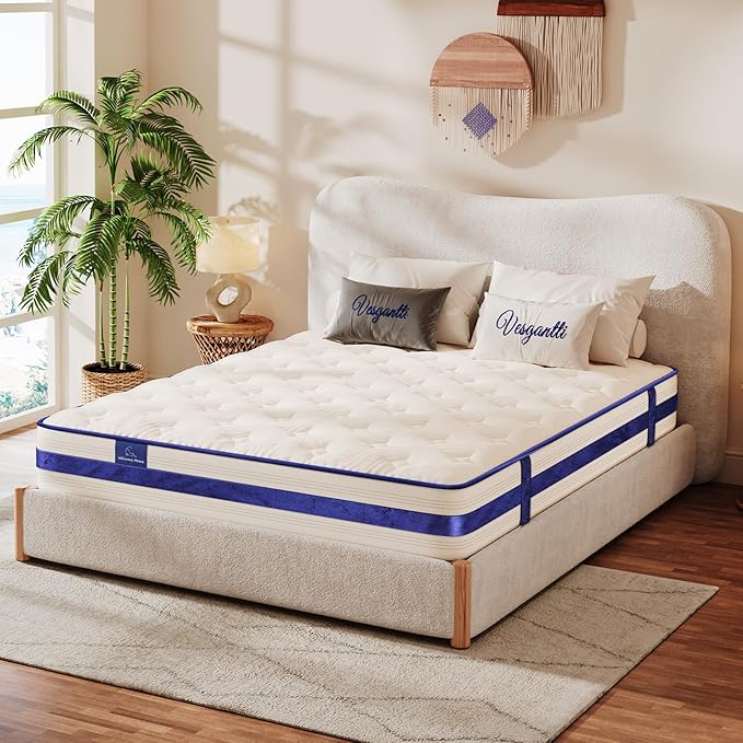 Twin XL Mattress 12 Inch-Hybrid Mattress in a Box-Individual Pocket Springs - Image 2
