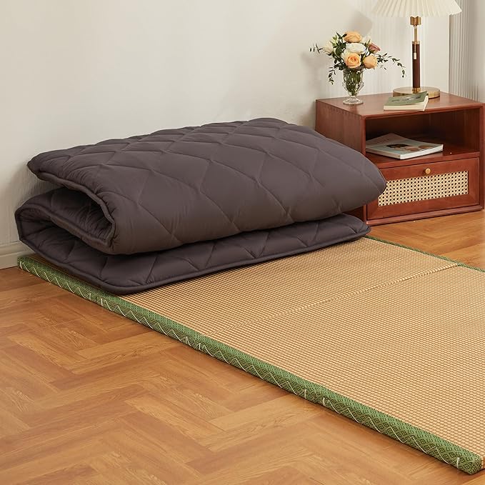 Japanese Floor Futon Mattress, Tatami Mat Sleeping Pad, Shikibuton, Mattresses - Image 2