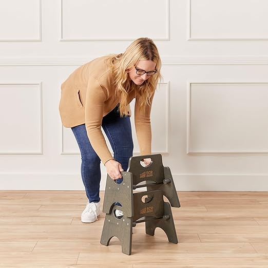 ECR4Kids Stackable Wooden Toddler Chair, Kids Furniture - Image 2