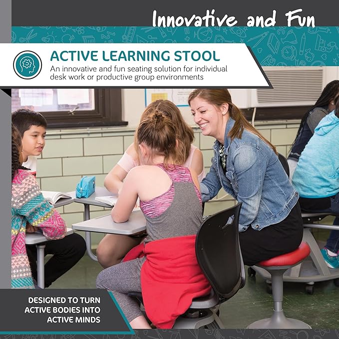 Learniture Adjustable Height Active Learning Stool - Image 9