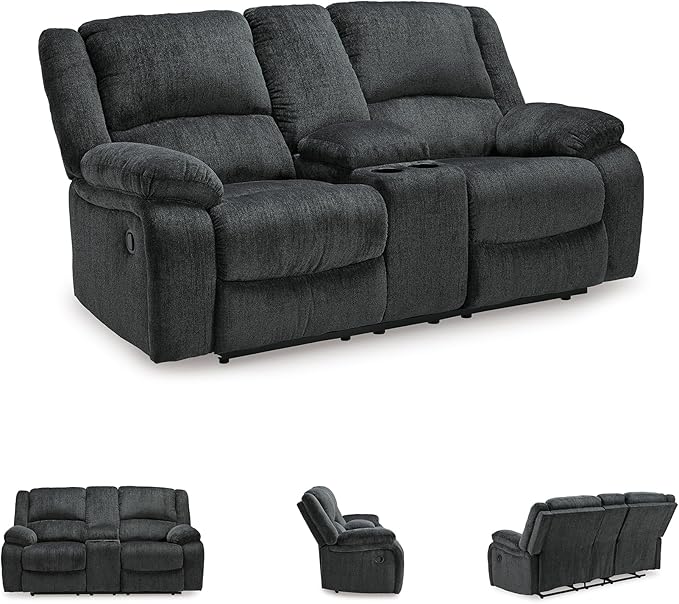 Signature Design by Ashley Draycoll Contemporary Double Reclining Manual - Image 7