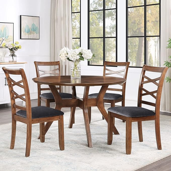 Smiry Velvet Seat Covers for Dining Room Chair Set of 4, Stretch Fit Removable - Image 8