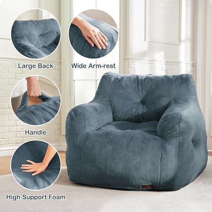 Hobestluk Bean Bag Chair for Adult Small Bean Bag Chairs - Image 6