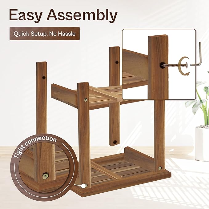 Adirondack Side Table – Weather-Resistant Rectangular End Table - Image 4