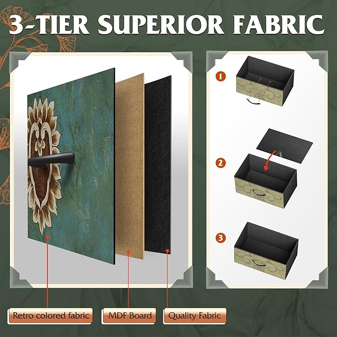 WLIVE 9-Drawer Dresser, Fabric Storage Tower - Image 5