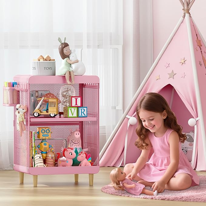 Kids Nightstand, Kids Bedside Table, Teen Girls Night Stand, Toddler Night Stand - Image 4