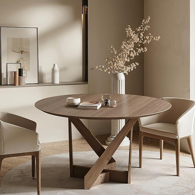 Acanva 47" Small Round Dining Table - Image 3