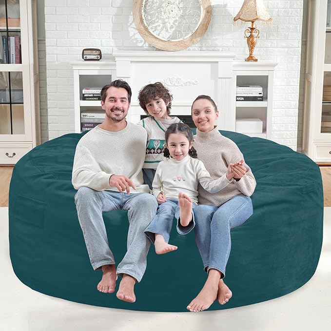 6FT Bean Bag Chair, Large Bean Bag Chairs - Image 2