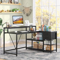 Tribesigns L Shaped Desk with Drawer and Monitor Stand by Tribesigns