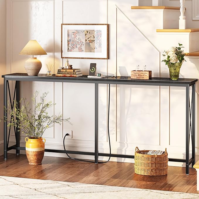 SUPERJARE 70 Inch Console Table - Image 2