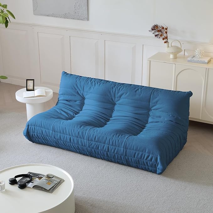 Luxury Sofa Couch Chair, Lazy Floor Seating, Fireside Bean Bag Chair, Ergonomic by BBORR