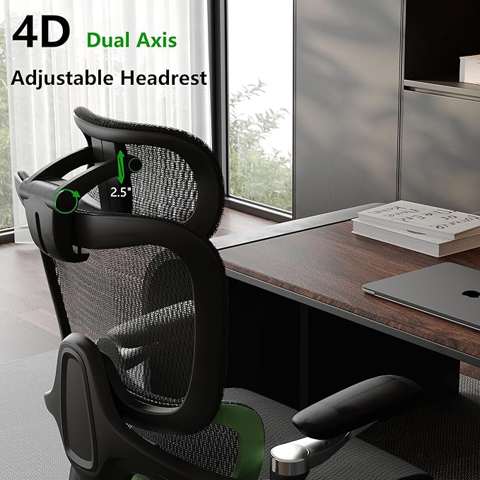 Ergonomic Office Chair, Mesh Home Office Desk Chair - Image 4