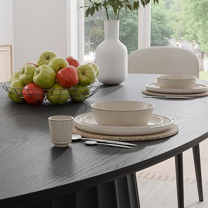 Casaphoria 67" Oval Dining Table, Modern Wood Kitchen Table - Image 9