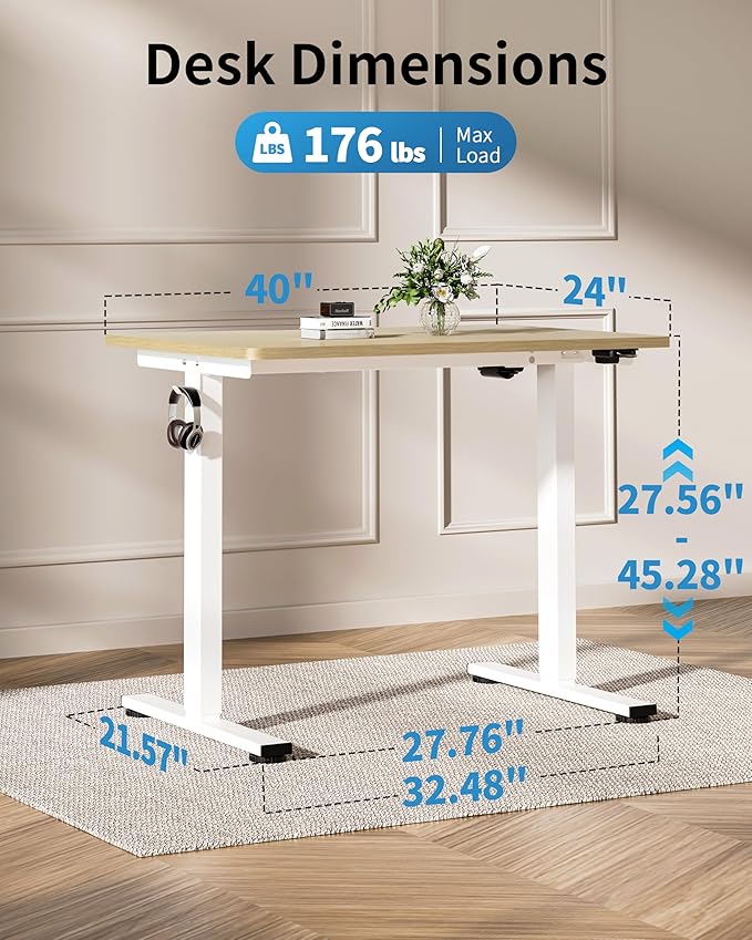 Okin Small Electric Standing Desk - Image 2