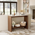 COSIEST 43.3" Farmhouse Console Table by COSIEST
