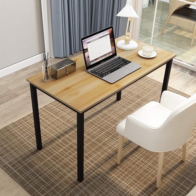 DlandHome 47 inch Computer Desk Home Office Table Writing Desk Study Table - Image 7