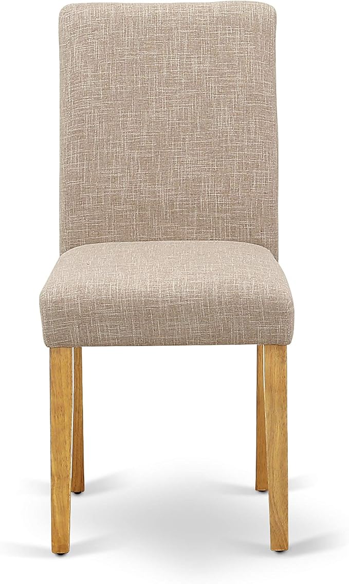 East West Furniture DLAB3-OAK-04 3 Piece Dining Room Furniture Set Contains a - Image 8