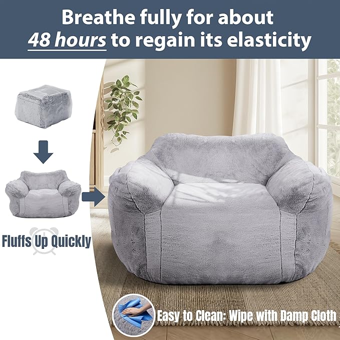 Large Bean Bag Chairs for Adults - Image 9
