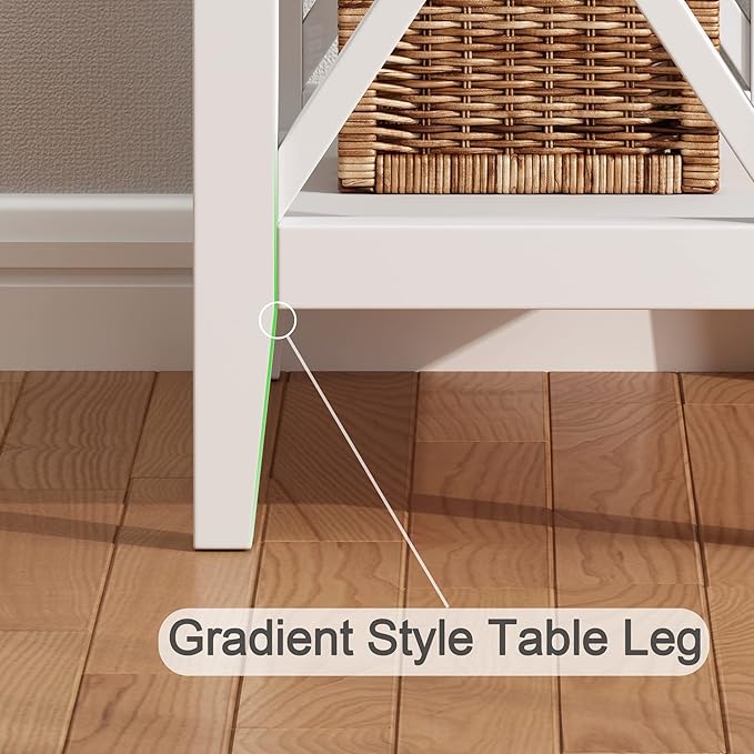 ChooChoo End Table, MDF Material Flip Top Narrow End Table - Image 6