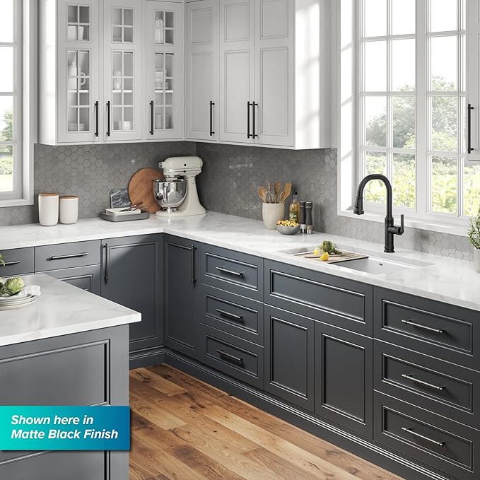 KRAUS Allyn Industrial Pull-Down Single Handle Kitchen Faucet in Spot-Free - Image 14