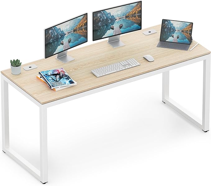 SHW 55-Inch Commercial-Grade Office Computer Desk by SHW