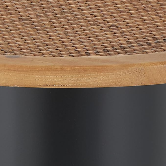 Deco 79 Metal Handmade Side End Accent Table Pedestal End Table - Image 9