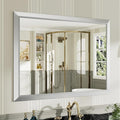 40x30 Inch Silver Bathroom Mirror by Briivuemodernmirrors
