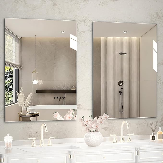 Hasipu 2-Pack 32" x 24" Bathroom Mirror, Mirrors by Whatssuitableisthebest