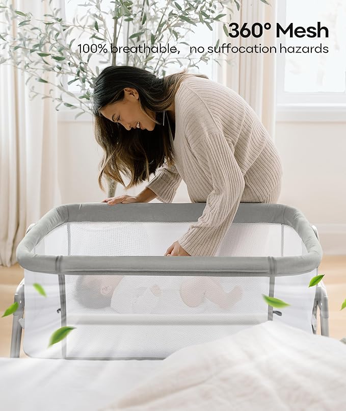 Fodoss Bedside Bassinet for Baby - Image 2