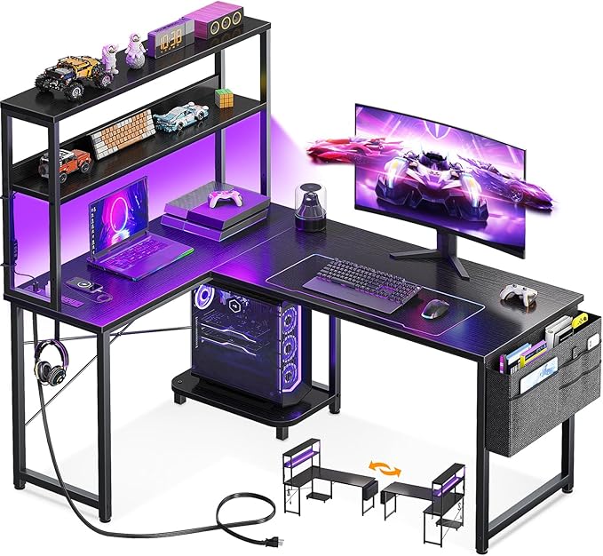 AODK L Shaped Desk Gaming Desk by AODK