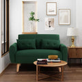 Shintenchi Small Modern Loveseat Couch Sofa, Mid Century Fabric Upholstered by Shintenchi