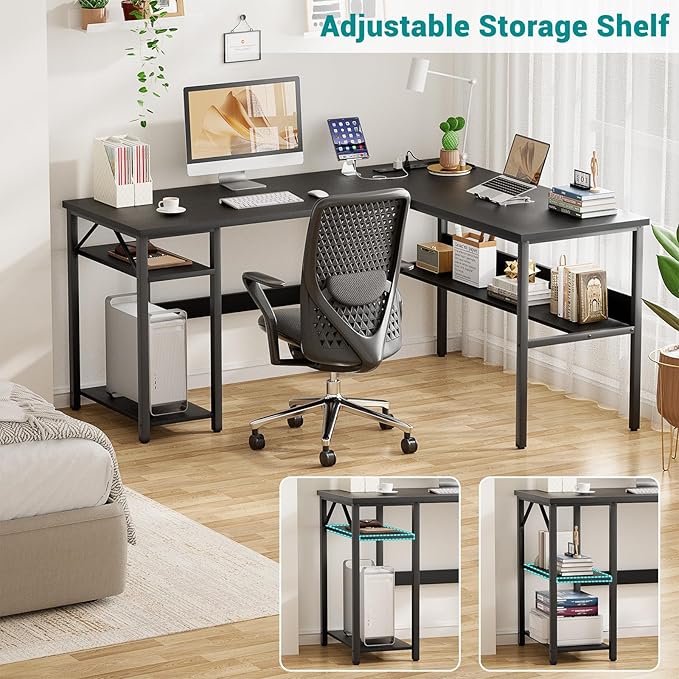 Reversible L Shaped Computer Desk - Image 4