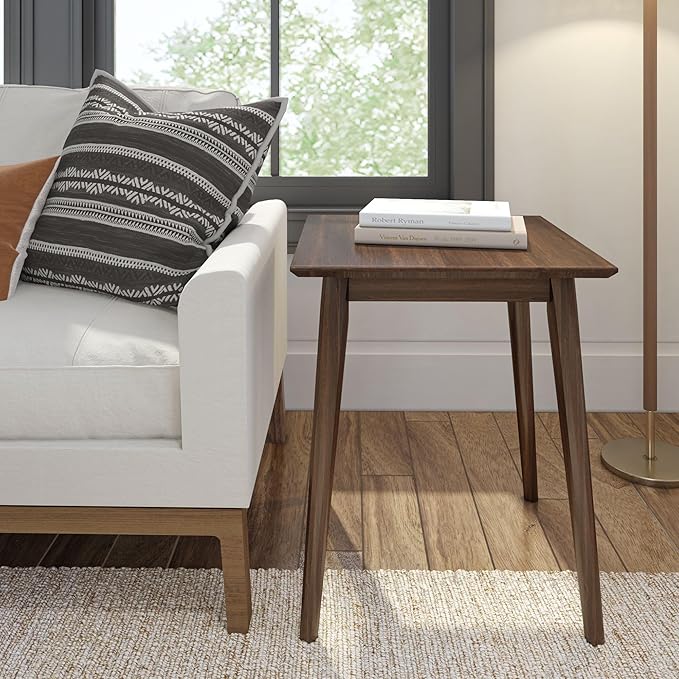 Plank+Beam Mid Century Modern Square Side Table, Couch Side Table, Small End - Image 3