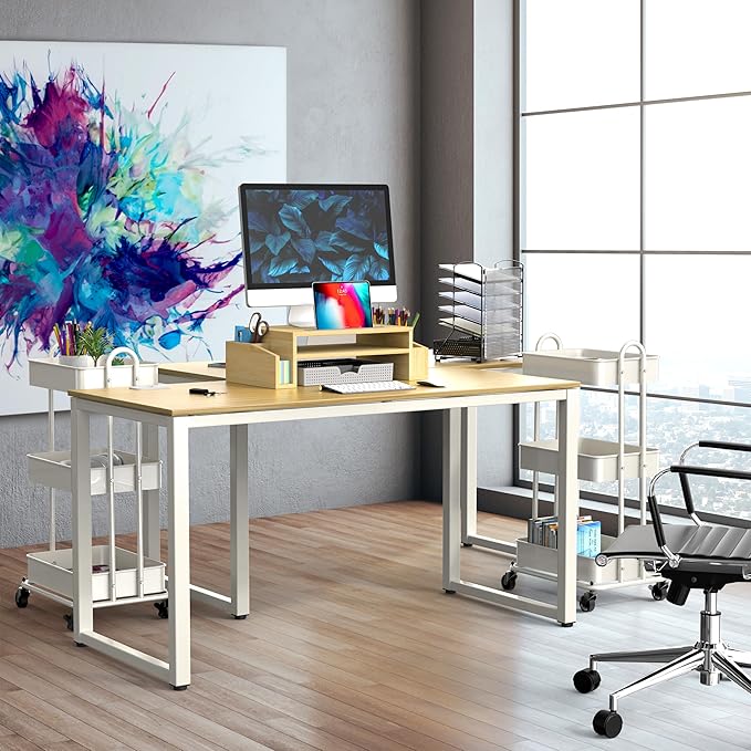 SHW 48-Inch Commercial-Grade Office Computer Desk - Image 8