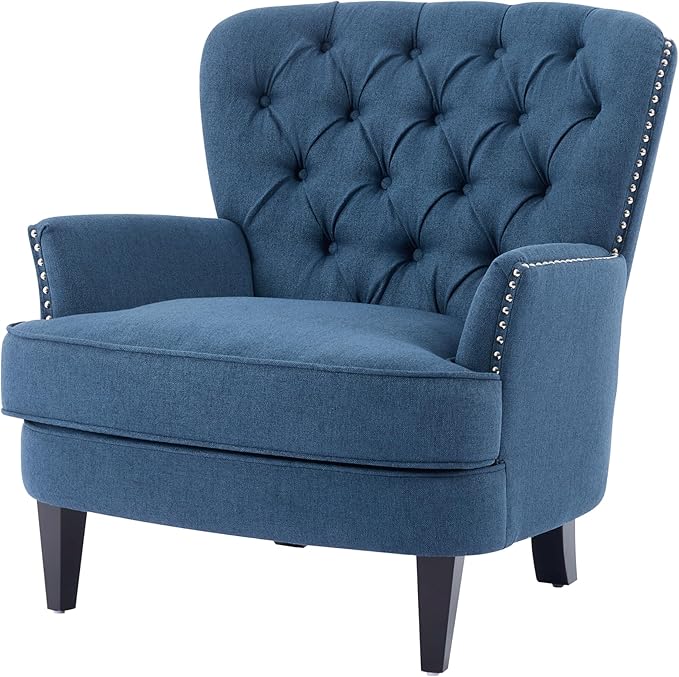 Ball & Cast Accent Chair, Mid-Century Lounge Living Room Chairs - Image 4