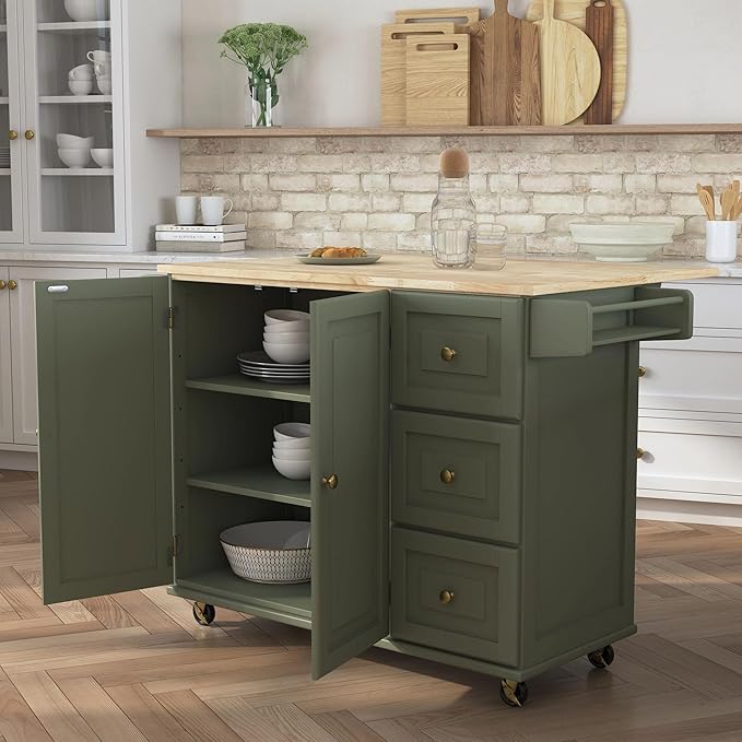Homestyles Mobile Kitchen Island Cart - Image 4