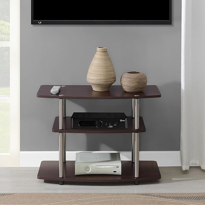 Convenience Concepts Designs2Go No Tools 3-Tier Stand Entertainment Center 37 - Image 2
