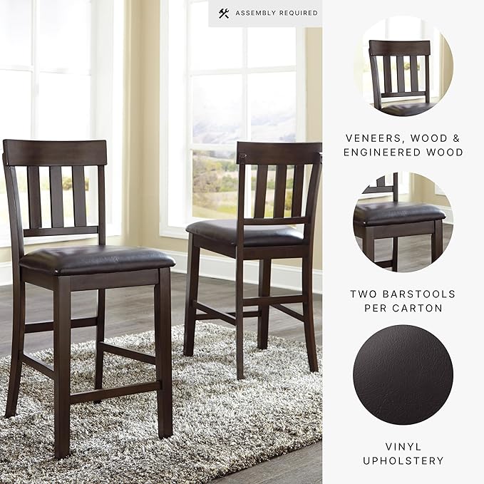 Signature Design by Ashley Haddigan 24" Counter Height Upholstered Barstool 2 - Image 4