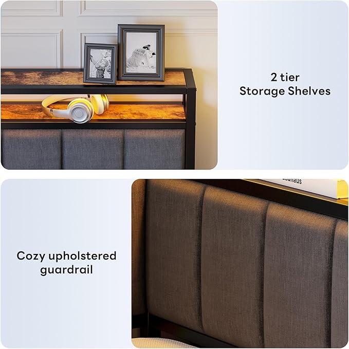 LIKIMIO Corner Twin Bed Frame - Image 6