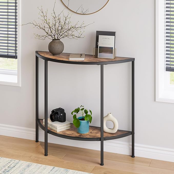 Entryway Table with Storage, Narrow Console Table - Image 5