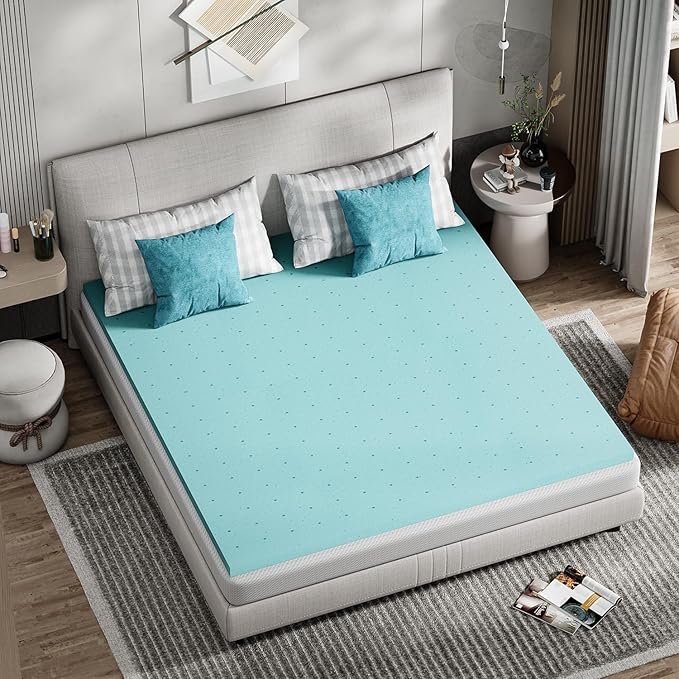 FDW | 5" King Mattress + 2" Cooling Mattress Topper | Gel Memory Foam | Medium - Image 3