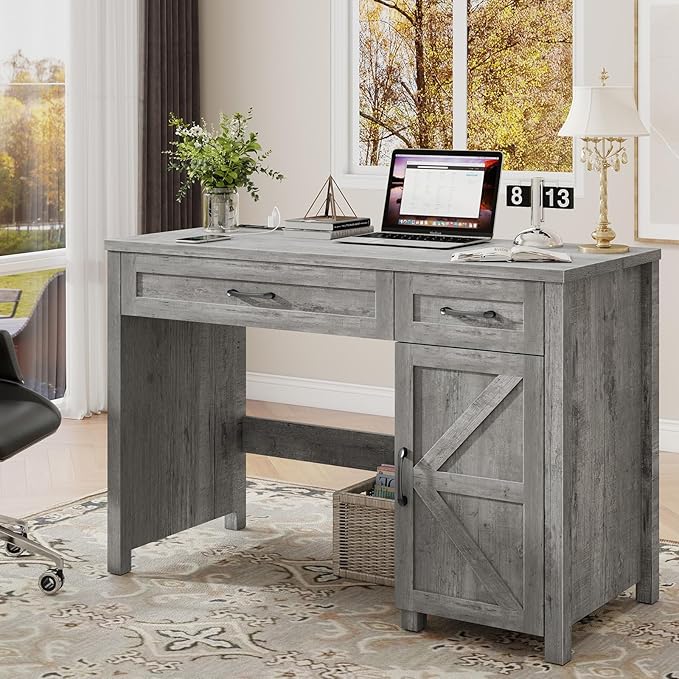 Farmhouse 47" Executive Desk, Computer Desk - Image 7