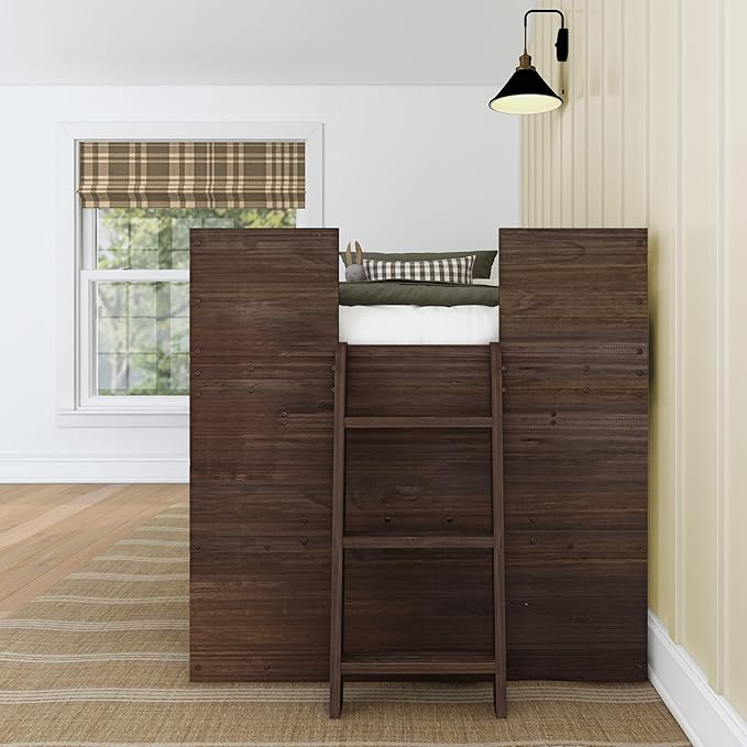 Max & Lily Modern Farmhouse Twin Low Loft Bed - Image 7