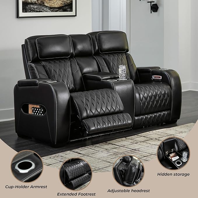 Signature Design by Ashley Boyington Modern Leather Match Power Reclining - Image 7