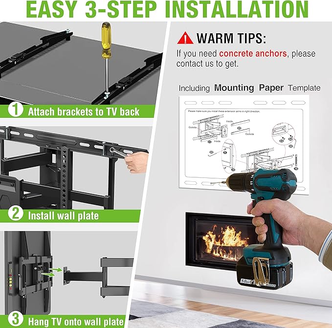 USX MOUNT UL Listed TV Wall Mount - Image 8