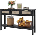 Entryway Table, Boho Console Table by YOCONYO