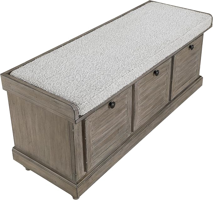 OSP Home Furnishings Dover Coastal Lift-Top Storage Bench - Image 10
