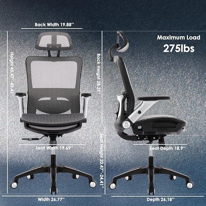 COLAMY Ergonomic Mesh Office Chair - Image 3