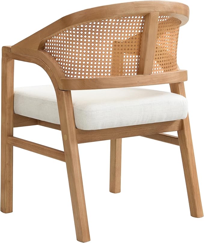 Christopher Knight Home Faritel Modern Wooden Dining Chairs Set of 2, Fabric - Image 5