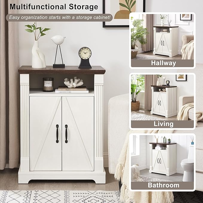 24" Farmhouse Storage Cabinet - Image 5